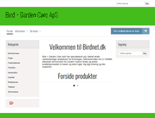 Tablet Screenshot of birdnet.dk